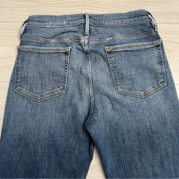 Frame Denim Le Nouveau Straight Split Front Sheffield Raw Hem Jeans Size 28 - Picture 6 of 16